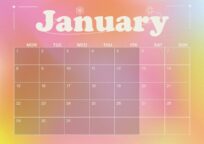 Blank January 2024 Printable Calendar Template