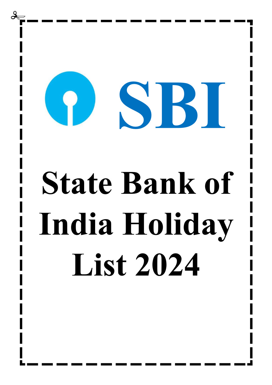SBI Bank Holiday List 2024