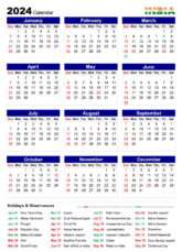 SSB Calendar 2024